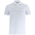 White - Front - Clique Unisex Adult Basic Polo Shirt