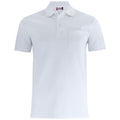 White - Front - Clique Unisex Adult Basic Polo Shirt