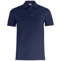 Dark Navy - Front - Clique Unisex Adult Basic Polo Shirt