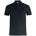 Black - Front - Clique Unisex Adult Basic Polo Shirt