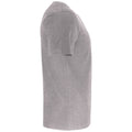 Grey Melange - Side - Clique Mens Premium Melange T-Shirt