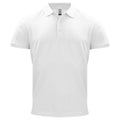 White - Front - Clique Mens Classic Polo Shirt