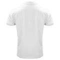 White - Back - Clique Mens Classic Polo Shirt