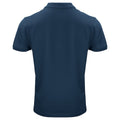 Dark Navy - Back - Clique Mens Classic Polo Shirt
