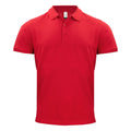 Red - Front - Clique Mens Classic Polo Shirt