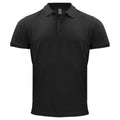 Black - Front - Clique Mens Classic Polo Shirt