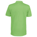 Green - Back - Clique Mens Pique Polo Shirt