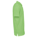 Green - Side - Clique Mens Pique Polo Shirt