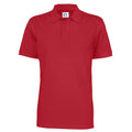 Red - Front - Clique Mens Pique Polo Shirt