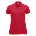 Red - Front - Clique Womens-Ladies Classic Marion Short-Sleeved Polo Shirt