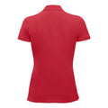 Red - Back - Clique Womens-Ladies Classic Marion Short-Sleeved Polo Shirt