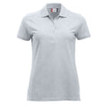 Ash - Front - Clique Womens-Ladies Classic Marion Short-Sleeved Polo Shirt