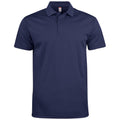Dark Navy - Front - Clique Unisex Adult Basic Active Polo Shirt