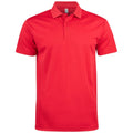 Red - Front - Clique Unisex Adult Basic Active Polo Shirt
