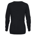 Black - Back - Printer Womens-Ladies Forehand Knitted Sweatshirt
