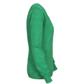 Fresh Green - Side - Printer Womens-Ladies Forehand Knitted Sweatshirt