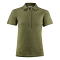 Moss Green - Front - Harvest Womens-Ladies Brookings Polo Shirt
