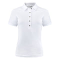 White - Front - Harvest Womens-Ladies Brookings Polo Shirt