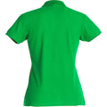 Apple Green - Back - Clique Womens-Ladies Plain Polo Shirt