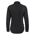 Black - Back - Harvest Womens-Ladies Treemore Long-Sleeved Shirt