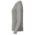 Grey - Lifestyle - Clique Womens-Ladies Melange Long-Sleeved T-Shirt