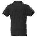 Black - Back - Harvest Mens Avon Polo Shirt