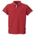 Red - Front - James Harvest Mens Anderson Polo Shirt