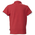 Red - Back - James Harvest Mens Anderson Polo Shirt