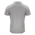 Grey Melange - Back - Clique Mens Classic OC Polo Shirt