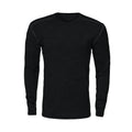 Black - Front - Projob Mens Wool Round Neck Thermal Top