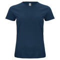 Navy - Front - Clique Womens-Ladies Organic Cotton T-Shirt