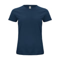 Dark Navy - Front - Clique Womens-Ladies Organic Cotton T-Shirt