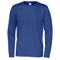 Royal Blue - Front - Cottover Mens Long-Sleeved T-Shirt