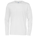 White - Front - Cottover Mens Long-Sleeved T-Shirt