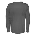 Charcoal - Back - Cottover Mens Long-Sleeved T-Shirt