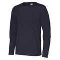 Navy - Front - Cottover Mens Long-Sleeved T-Shirt