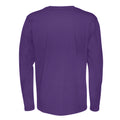 Purple - Back - Cottover Mens Long-Sleeved T-Shirt