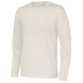 Off White - Front - Cottover Mens Long-Sleeved T-Shirt