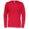 Red - Front - Cottover Mens Long-Sleeved T-Shirt