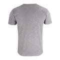 Grey - Back - Clique Mens Slub T-Shirt