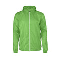 Lime - Front - Printer RED Mens Fastplant Waterproof Jacket