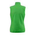 Lime - Back - Printer RED Womens-Ladies Sideflip Body Warmer