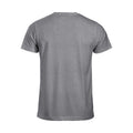 Grey Melange - Back - Clique Mens New Classic Melange T-Shirt