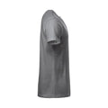 Grey Melange - Side - Clique Mens New Classic Melange T-Shirt