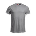 Grey Melange - Front - Clique Mens New Classic Melange T-Shirt