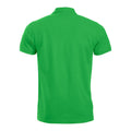 Apple Green - Back - Clique Mens Manhattan Polo Shirt