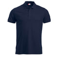 Dark Navy - Front - Clique Mens Manhattan Polo Shirt