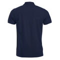 Dark Navy - Back - Clique Mens Manhattan Polo Shirt