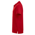Red - Side - Clique Mens Manhattan Polo Shirt