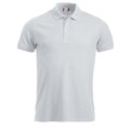 White - Front - Clique Mens Manhattan Polo Shirt